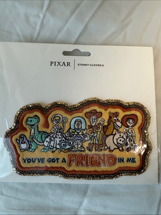Stoney Clover Lane Other - Pixar Toy Story Embroidered 'You've Got A Friend In Me' Patch - Yellow/Orange